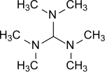 Strukturformel von Tris(dimethylamino)methan