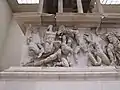 Triton und Amphitrite im Kampf