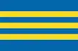 Flagge des Okresy im Trnavský kraj