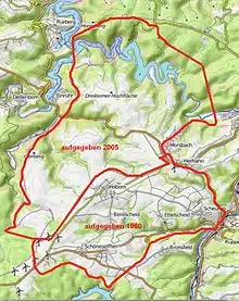 Urfttalsperre im ehemaligen Truppenübungsplatz Vogelsang (1945–2005)