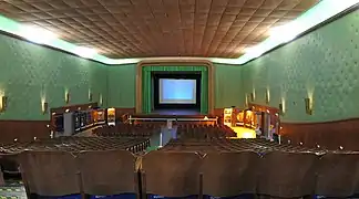 Denkmalgeschütztes belgisches Truppenkino