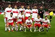 Die türkische Nationalmannschaft am 6.&nbsp;September 2011.