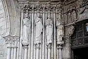 Moses, Isaias, Petrus und Johannes der Täufer