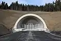 Südliches Tunnelportal (Dezember 2011)
