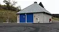 Schachtgebäude Notausgang 8 50°&nbsp;37′&nbsp;16,3″&nbsp;N, 10°&nbsp;59′&nbsp;4,5″&nbsp;O50.62119444444410.984583333333