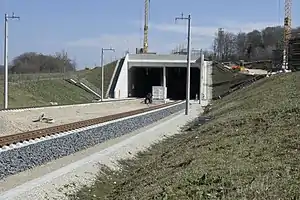 Tunnel unter der BAB 8