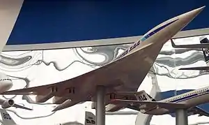 Modell der Tupolew Tu-244