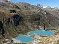 Von der Turtmannhütte Richtung Nordwest