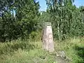 Kilometerstein in Espoo (Finland)