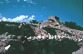 Spitze des Pueblos