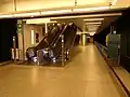 Aufgang von der Bahnsteigebene zum Verteilergeschoss