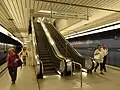 Aufgang von der Bahnsteigebene zur Verteilerebene