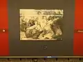 Foto auf Glas an der Hintergleiswand