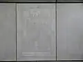 Bild in Beton-Schattenwurf-Technik