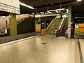 Aufgang von der Bahnsteigebene zur Verteilerebene