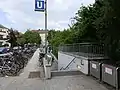 Zugang an der Oberfläche