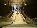 Blick auf die Bahnsteigebene