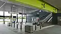 Im Ostteil der Station