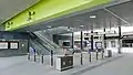Im Westteil der Station
