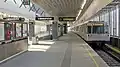 Bahnsteig Richtung Karlsplatz