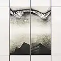 Druckgrafik „übertragung“, Detail