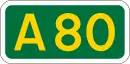 A80 road