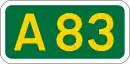 A83 road