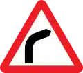 Right bend ahead: Kurve
