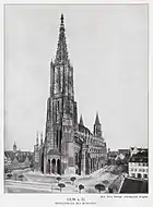 Ulmer Münster mit allen neugotischen Zutaten