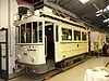 Triebwagen 598 im Straßenbahnmuseum Dresden, November 2015