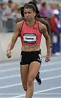 Jenna Prandini – ausgeschieden als Vierte des ersten&nbsp;Halbfinals