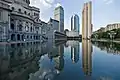 Reflexionsbecken an der Christian-Science-Kirche in Boston