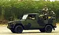 USMC Interim Fast Attack Vehicle (IFAV), bewaffnet mit einem 40-mm-Maschinengranatwerfer Mk 19