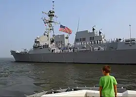 Die James E. Williams verlegt 2007