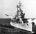 Start einer Regulus vom schweren Kreuzer USS Toledo (CA-133)