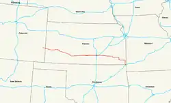 Karte des U.S. Highways 400