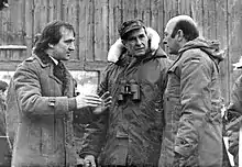 Vice President Bush visits 'Little Berlin' on 5 Feb 1983