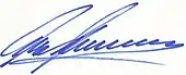 Autogramm von Udo Thomer
