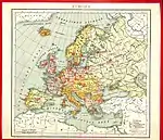 Spielkarte Europa