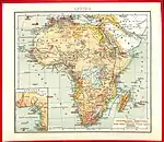 Spielkarte Afrika