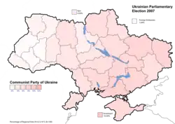 Kommunistische Partei der Ukraine (5,39 %)