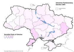 Sozialistische Partei der Ukraine (2,86 %)