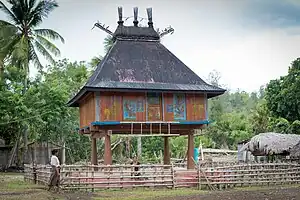 Heiliges Haus in der Aldeia Macausa