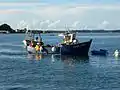 Fischerboot vor Locmariaquer