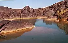 Eine Guelta bei Oubankort im Adrar des Ifoghas