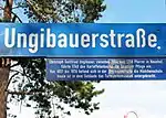 Straßenschild in Naunhof