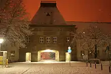 ehemalige Flak-Kaserne Mainz im Januar 2006