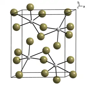 Kristallstruktur von alpha-Bismut(III)-bromid
