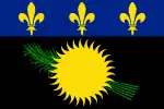 Wappenbanner Guadeloupes