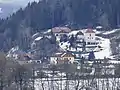 Ortskern von Unterbergen, Ansicht von Südwesten